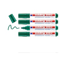 260 Beyaz Yazı Tahtası Kalemi, Yeşil, 4'lü Set, Yuvarlak Uç 1,5-3 Mm Genel