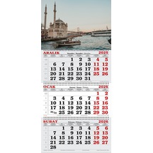 2026 Yılı Gemici Takvimi----istanbul Ortaköy Ve Boğaz Manzarası