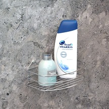 Teknotel Tek Katlı Banyo Duş Rafı Krom Bk007 Krom