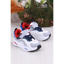 Fort Cool Evo Rahat Hafif Sneaker Erkek Çocuk Ayakkabı Beyaz - Lacivert