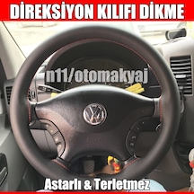Volkswagen Golf 7 Oto Direksiyon Kılıfı Dikme