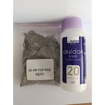 Qf Toz Saç Açıcı 30 Gr Ve 60 Ml 20 Vol Oksidan Krem