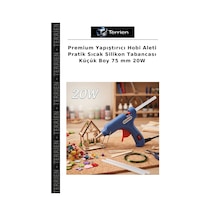 Premium Yapıştırıcı Hobi Aleti Pratik Sıcak Silikon Tabancası Küçük Boy 75 Mm 20w