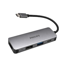 Philips Swr1607g/93 Type-c 4'ü 1 Arada Çok Fonksiyonlu Dönüştürücü Hub