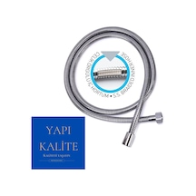 YAPI KALİTE Çelik Örgülü Kopmaz Dolanmaz Banyo Duş Spiral Hortumu