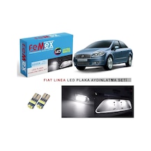 Fiat Linea Led Plaka Aydınlatma Ampul Seti Femex Parlak Beyaz