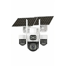 Inox-x13 3 Lensli Esım 4g Solar Güneş Enerjili Kablosuz Dış Mekan Ptz Güvenlik Kamerası