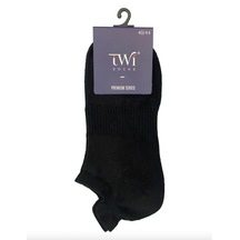 Twisocks Pamuk Patik Siyah Çorap