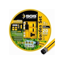 4364 Gardenflex Hortum 20mt 4 Prç.lans Set