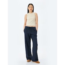 Koton Bisiklet Yaka Kolsuz Slim Fit Basic Atlet Bej 5sal30043ık Ekru