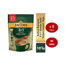 3ü1 Arada Gold Kahve Karışımı Yoğun Lezzet 80 Adet 10 X 8 Paket Diğer