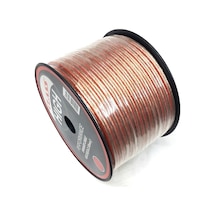 Class 2x2.50 MM Hoparlör Seslendirme Kablosu 30metre Şeffaf