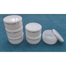 50 Adet--100 Ml Kozmetik Kutusu.Plastik Krem Kavanozu