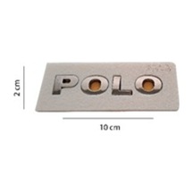 Volkswagen Uyumlu Polo 2 10 Cm Krom Yazı