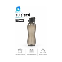 Su Şişesi 750 Ml Kapaklı Plastik Suluk Ve Günlük Kullanım Matarası Cok Renkli