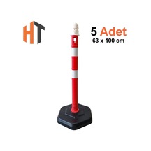 Dubalı Uyarı Dikmesi 63x1000 Mm Reflektifli 10 Lu Set