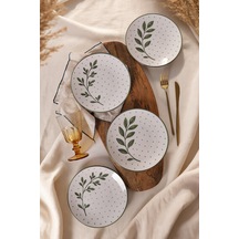 Keramika Botanica Pasta Tabağı 20 Cm 4 Adet 23681-83 Çok Renkli