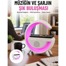 Yeni Nesil Bluetooth Hoparlör Speaker 5.0 Taşınabilir G Şeklinde Powerbankli Yeni Nesil Najmaddin