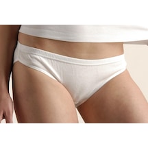 Nehirin Ribana Bayan Bikini Külot 2 Li Beyaz