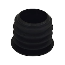 Cateksss 25 Mm Kademeli İç Profil Tapası Bombeli Siyah - 26 Lı Paket