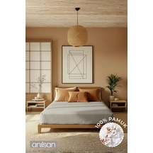 Düz Taş Lastikli Çarşaf %100 Pamuk Tek/çift Kişilik Ev, Otel Çarşafı,63 Tel Gri