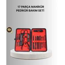 Kuş Sağlık & Bakım Diğer Şık Kutu Tasarımlı 17 Parça Manikür Pedikür Seti Dayanıklı Ve Hijyenik