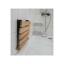 Medikalcim Katlanır Ahşap Banyo Taburesi