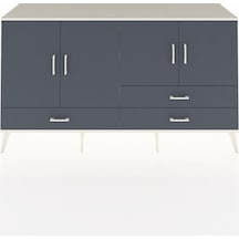 Hyperion Konsol 5 Raflı 3 Çekmeceli 4 Kapaklı 176x44x99 Aytaşı-an Aytaşı-antrasit