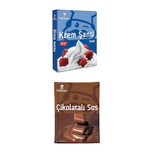 Pakmaya Krem Şanti Sade 2'li Paket 75 G + Çikolatalı Sos 125 G