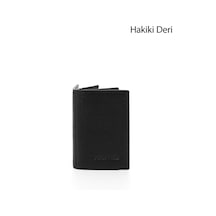 Gönderi(R) Gönderir Siyah Gön Hakiki Deri Unisex Kartlık 06205 Siyah