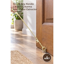 5 Adet Pirinç Kerata Çekecek 59 Cm Boy Kerata Çıkarıcı Çıkarma Aleti Puller Extractor