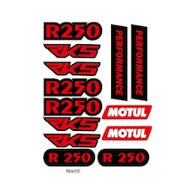 Sticker Seti Rks R250 Tasarımlı Grenaj Kaplama 02 Nötr