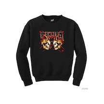 Pantera Skull Siyah Sweatshirt
