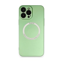 Apple İphone 13 Pro Kılıf Jack Magneticsafe Lens Silikon - Yeşil