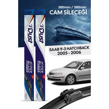 Saab 9-3 Hatchback Silecek Takımı 2005-2006 Uyumlu 580mm/580mm