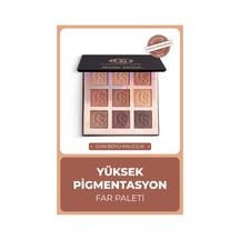 Cocosh She Nude Shine 9 Renk Göz Farı Paleti, Yüksek Pigmentasyon, Topaklanmaz, Kolay Dağılım - 9 Color Diğer