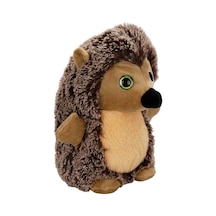 4800 Peluş Kirpi 28 Cm -nessiworldman Kahverengi
