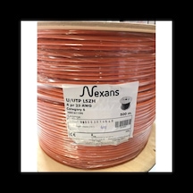 Nexans Nex1611tf5, Turuncu, Cat6, 500m, 23awg 0,58mm , Utp, %100 Bakır, Lszh Halogen Free, Makara,