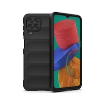 Samsung Uyumlu Galaxy M33 Uyumlu Kılıf Optimum Silikon - Siyah