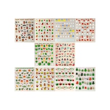 No.9 - 3d Tasarım Yapışkan Tırnak Sticker Tırnak Dövmesi Nail Art
