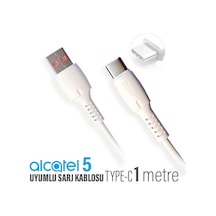Alcatel 5 Şarj Kablosu 1 Metre Type-c