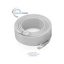 15 Metre Cat6 Patch Kablo 15m Ethernet Kablosu Utp Lan Kablosu Internet Kablosu Gri Renk