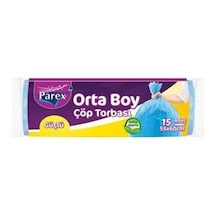 Güçlü Çöp Torbası Orta Boy 12li