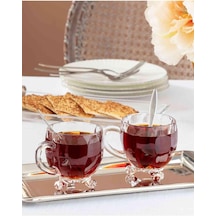 Priour 4'lü Çay Fincanı Çok Renkli
