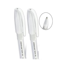 Ayrex Pensan Beyaz Neon Tükenmez Kalem Jel 1.0 Mm 2 Adet Genel