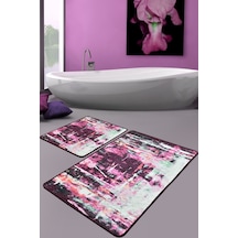 Fantastic Djt 2 Li Set Banyo Halısı, Pasas Çok Renkli