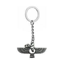 Antik Tasarımlı Faravahar Anahtarlık Unisex Manevi Ve Otantik Sembol Tasarım