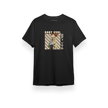 My Hero Rody Soul Poster Siyah Kısa Kol Erkek Tshirt 001