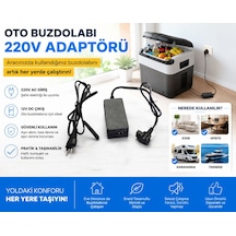Oto Buzdolabı Adaptörü 220 Volt