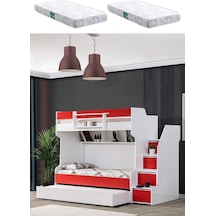 Ranza, Cesur Yavrulu Ranza - Kırmızı 2 Adet Comfort Yatak 90 X 190 CM